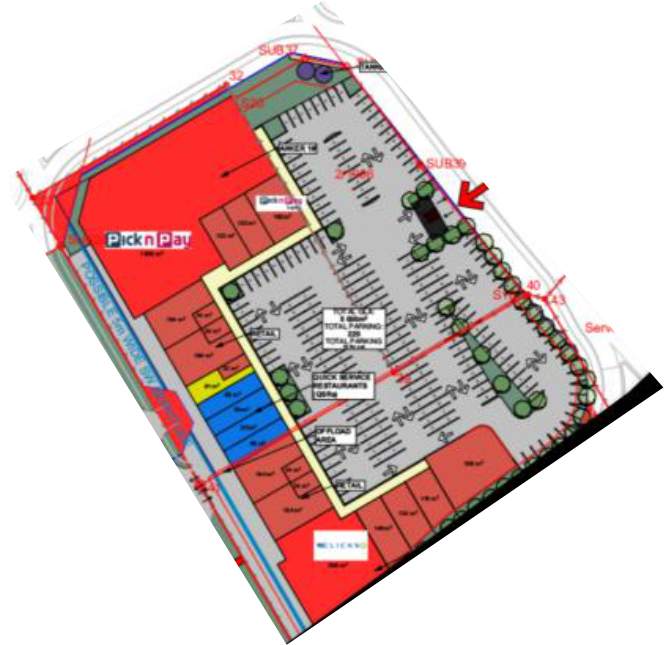Shops area
